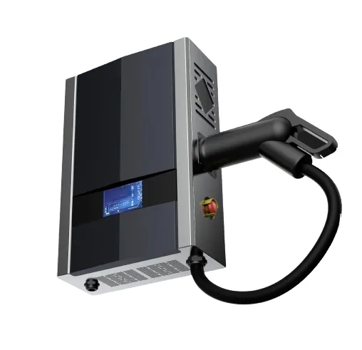 EVCSTAR SC Series compact wall-mounted DC charger with one CCS charging cable